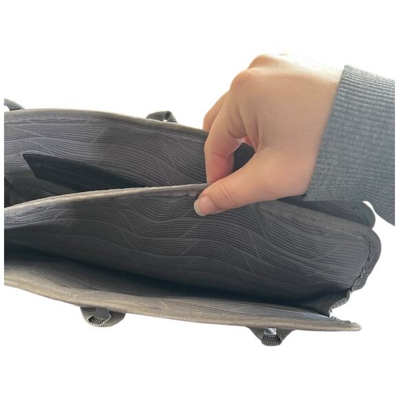 Lo & Sons Prospect Backpack Briefcase with insert black cow leather polyester - Picture 9 of 14